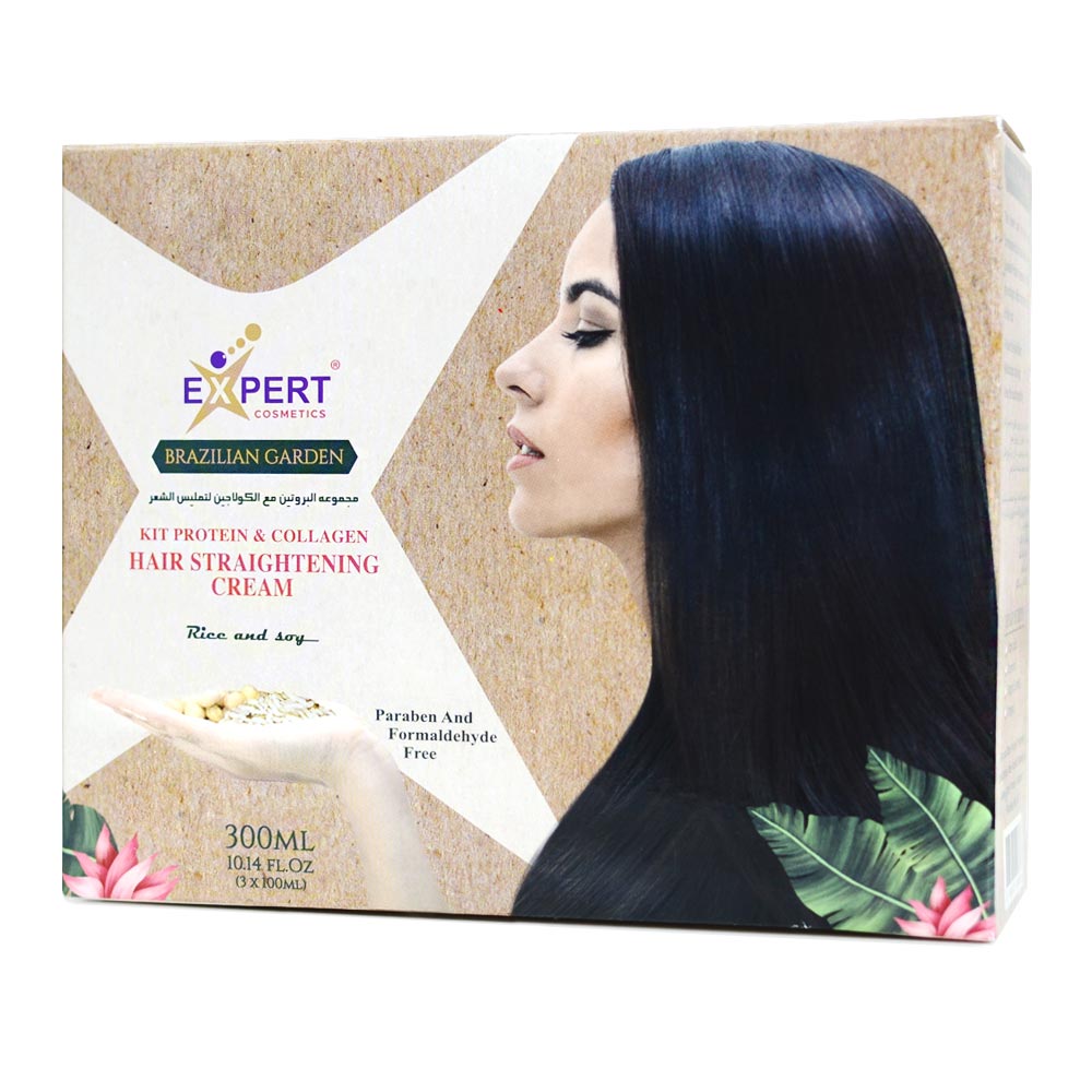 مجموعة البروتين البرازيلية لتنعيم الشعر مجموعة البروتين البرازيلية لتنعيم الشعر
