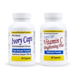 ثنائي كبسولات ايفوري كابس لتفتيح البشرة