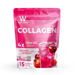 مشروب كولاجين وينك وايت التايلندي